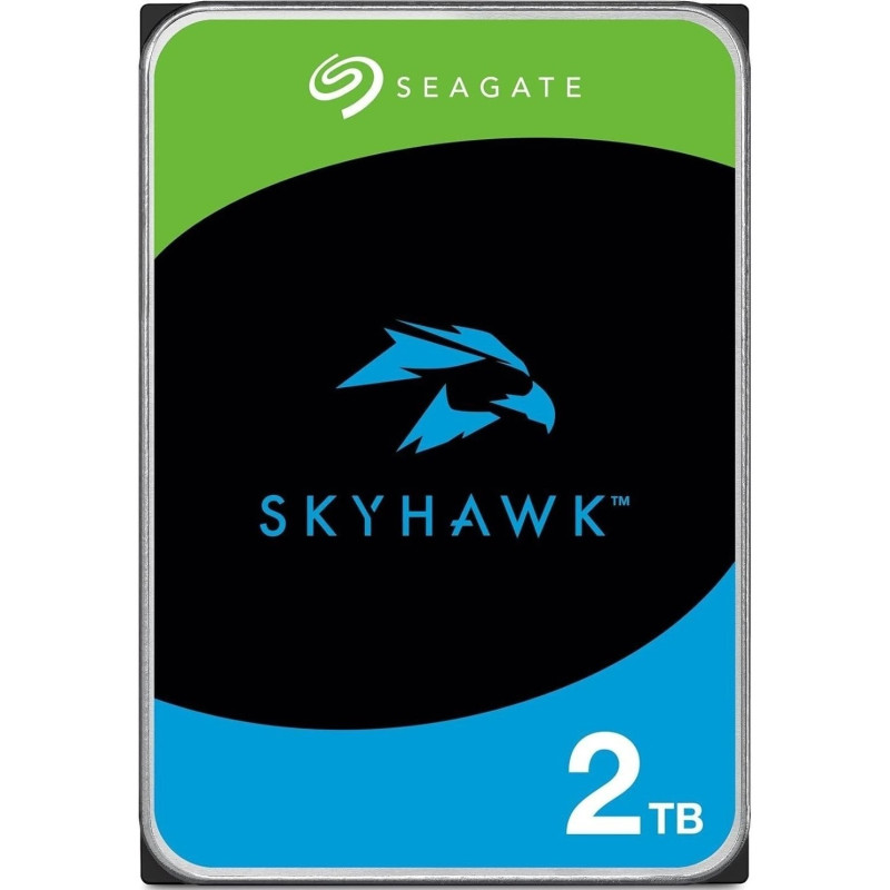 Жорсткий диск 3.5" 2Tb Seagate SkyHawk, SATA3, 256Mb, 5400 rpm (ST2000VX017)