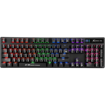 Клавіатура дротова Xtrike ME GK-980 6 colors-LED Mechanical Red Switch USB