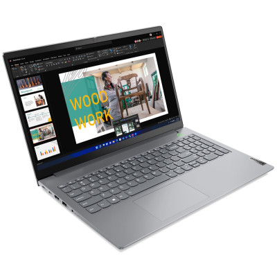 Ноутбук 15" Lenovo ThinkBook 15 G4 IAP (21DJ00KJRA) Mineral Grey 15.6" FullHD 1920x1080 IPS матовий, Intel Core i5-1235U 3.3-4.4GHz, RAM 16GB, SSD 512GB, Intel Iris Xe Graphics, DOS
