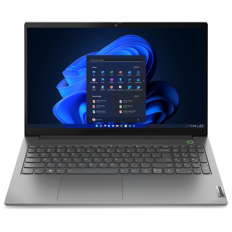 Ноутбук 15" Lenovo ThinkBook 15 G4 IAP (21DJ00KJRA) Mineral Grey 15.6" FullHD 1920x1080 IPS матовий, Intel Core i5-1235U 3.3-4.4GHz, RAM 16GB, SSD 512GB, Intel Iris Xe Graphics, DOS