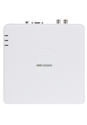 Відеореєстратор HDTVI Hikvision iDS-7104HQHI-M1/S(C), White, 4 x HDCVI / Analog, H.265 Pro+, 1080p -> 12 fps / 720p -> 25 fps, 1 x SATA, VGA / HDMI, Lan RJ45, 2xUSB