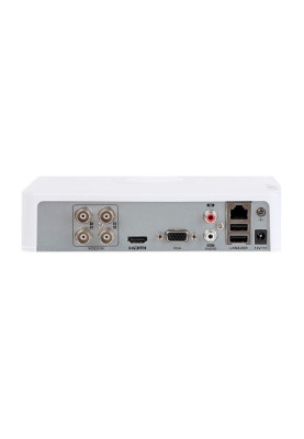 Відеореєстратор HDTVI Hikvision iDS-7104HQHI-M1/S(C), White, 4 x HDCVI / Analog, H.265 Pro+, 1080p -> 12 fps / 720p -> 25 fps, 1 x SATA, VGA / HDMI, Lan RJ45, 2xUSB