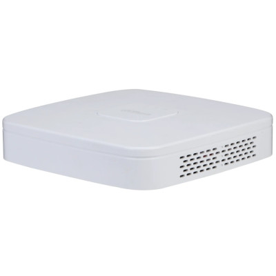 Відеореєстратор IP Dahua DHI-NVR2104-I2, White, 4xIP канали, H.265+, H.264+, H.264, 1xRCA, 1xVGA, 1xHDMI, 1xSATA, до12МП, RJ-45, 2хUSB