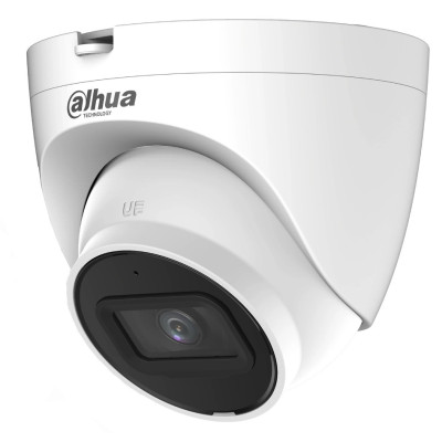 IP камера Dahua DH-IPC-HDW2230-AS-S2, White, 2Мп, 1/3" Progressive Scan CMOS, 1920×1080, f=3.6 мм, день/ніч, ІЧ підсвічування до 30 м, RJ45, через web-браузер, SD 256Gb, смартфон iOS/Android/Windows, 78х127