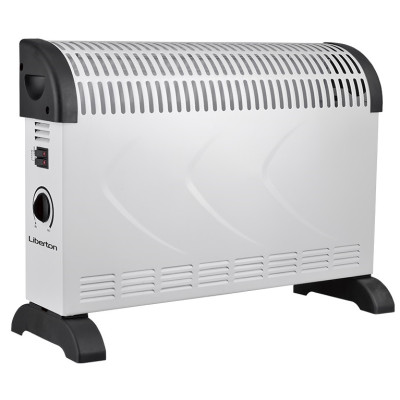 Конвектор Liberton LСH-2000, White, 2000W, підлоговий, 20м2, механічне керування, захист від перегріву, терморегулятор, відсік для зберігання шнура