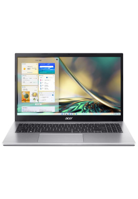 Ноутбук 15" Acer Aspire 3 A315-59-51ST (NX.K6SEU.00M) Pure Silver 15.6" FullHD 1920x1080 IPS матовий, Intel Core i5-1235U 1.3-4.4GHz, RAM 16GB, SSD 512GB, Intel Iris Xe Graphics, DOS