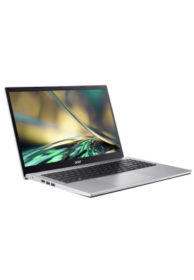 Ноутбук 15" Acer Aspire 3 A315-59-51ST (NX.K6SEU.00M) Pure Silver 15.6" FullHD 1920x1080 IPS матовий, Intel Core i5-1235U 1.3-4.4GHz, RAM 16GB, SSD 512GB, Intel Iris Xe Graphics, DOS