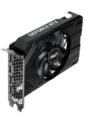 Відеокарта GeForce RTX 4060, Palit, StormX, 8Gb GDDR6, 128-bit, HDMI/3xDP, 2460/17000 MHz, 8-pin (NE64060019P1-1070F)