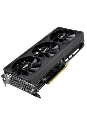 Відеокарта GeForce RTX 4060 Ti, Palit, JetStream OC, 16Gb GDDR6, 128-bit, HDMI/3xDP, 2595/18000 MHz, 8-pin (NE6406TU19T1-1061J)