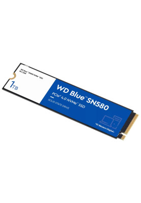 Твердотільний накопичувач SSD 1Tb, Western Digital Blue SN580, PCI-E 4.0 x4, M.2 2280, 3D TLC, 4150/4150 МБ/с (WDS100T3B0E)