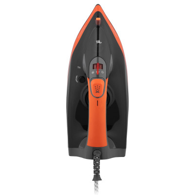 Утюг Ardesto IR-C2233-GR, Black/Orange, 2200W, кераміка, паровий удар, резервур 340мл, захист від кальцинації, антикрапля, плавне регулювання потужності пари, автоматичне відключення