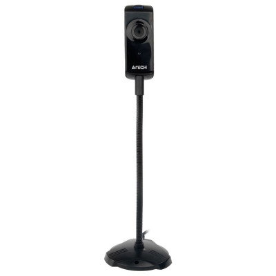Веб-камера A4Tech PK-810P, Black, 1280x720/30 fps, мікрофон, фіксований фокус, кут огляду 52°, USB 2.0