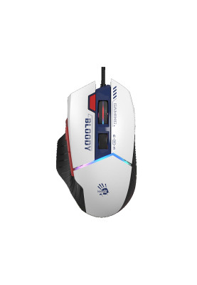 Миша A4Tech W95 Max "Bloody", Sports Navy, USB, оптична (сенсор MAX BC3332-A), 100-12 000 cpi, 10 кнопок (8 програмованих), вбудована пам'ять, RGB підсвічування, перемикачі більше 50 млн. натискань, ніжки X'Glide, 1.8 м
