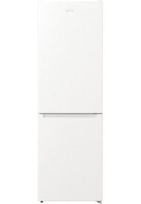 Холодильник Gorenje NRKE62W, White, двокамерний, No Frost, загальний корисний об'єм 300L, корисний об'єм 204L/96L, електронне керування, швидка заморозка, Е, 185x59,2x60см