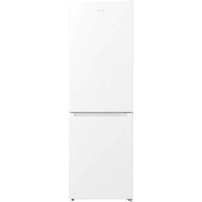 Холодильник Gorenje NRKE62W, White, двокамерний, No Frost, загальний корисний об'єм 300L, корисний об'єм 204L/96L, електронне керування, швидка заморозка, Е, 185x59,2x60см