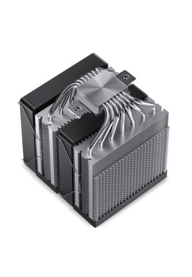 Кулер для процесора Jonsbo CR-3000 ARGB, Black, алюміній/мідь, 2x120 мм, PWM, для Intel 115x/1200/1700, AMD AMx/FMx, до 260W TDP, 160 мм