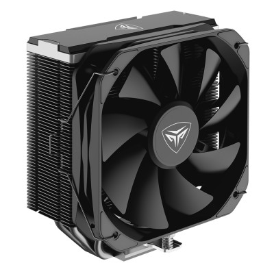 Кулер для процесора PcCooler K4, Black, алюміній/мідь, 1x130 мм, для Intel 1700/1200/115x, AMD AM5/AM4, висота 156 мм, до 240 Вт