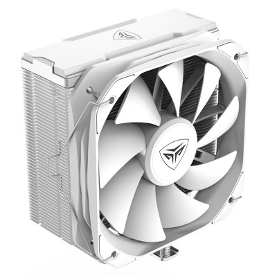 Кулер для процесора PcCooler K4, White, алюміній/мідь, 1x130 мм, для Intel 1700/1200/115x, AMD AM5/AM4, висота 156 мм, до 240 Вт