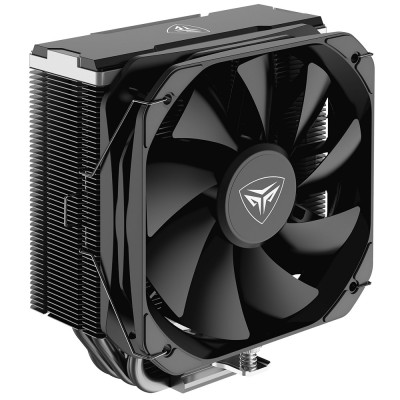 Кулер для процесора PcCooler K6, Black, алюміній/мідь, 1x130 мм, для Intel 1700/1200/115x, AMD AM5/AM4, висота 156 мм, до 250 Вт