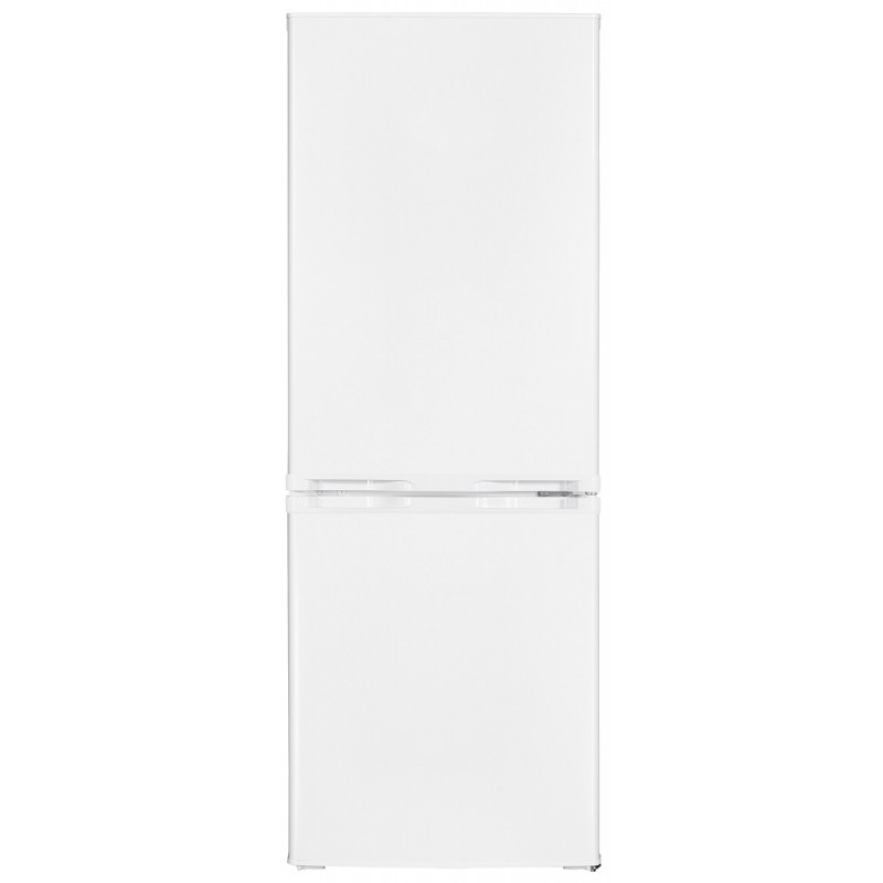 Холодильник Holmer HTF-055D, White, двокамерний, нижня мор. камера, загальний об'єм 223L, корисний об'єм 145L/68L, механічне керування, А+, 151х55х57см