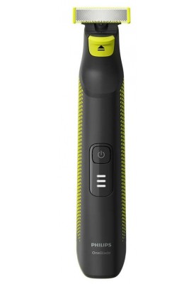 Бритва-Тример-Стайлер Philips OneBlade Pro QP6504/15, Black, тип гоління сухе та вологе, час роботи 90хв, насадка-гребінь 5в1, технологія повторення контурів обличчя