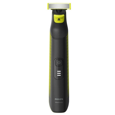Бритва-Тример-Стайлер Philips OneBlade Pro QP6504/15, Black, тип гоління сухе та вологе, час роботи 90хв, насадка-гребінь 5в1, технологія повторення контурів обличчя