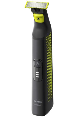 Бритва-Тример-Стайлер Philips OneBlade Pro QP6504/15, Black, тип гоління сухе та вологе, час роботи 90хв, насадка-гребінь 5в1, технологія повторення контурів обличчя