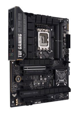 Материнська плата LGA1700, Asus TUF GAMING Z790-PRO WIFI, Z790, 4xDDR5, Int.Video(CPU), 4xSATA3, 4xM.2, 1xPCI-E 5.0 x16, 1xPCI-E 4.0 x16, 1xPCI-E 3.0 x16, 1xPCI-E 4.0 x4, 1xPCI-E 3.0 x1, S1220A, Intel 2.5Gb, WiFi 6E, Bluetooth 5.3, HDMI/DP, ATX