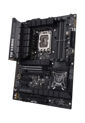 Материнська плата LGA1700, Asus TUF GAMING Z790-PRO WIFI, Z790, 4xDDR5, Int.Video(CPU), 4xSATA3, 4xM.2, 1xPCI-E 5.0 x16, 1xPCI-E 4.0 x16, 1xPCI-E 3.0 x16, 1xPCI-E 4.0 x4, 1xPCI-E 3.0 x1, S1220A, Intel 2.5Gb, WiFi 6E, Bluetooth 5.3, HDMI/DP, ATX