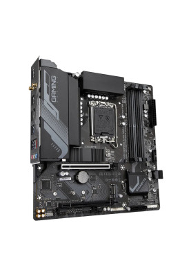 Материнська плата LGA1700, Gigabyte B760M GAMING X AX, B760, 4xDDR5, Int.Video(CPU), 4xSATA3, 2xM.2, 1xPCI-E 4.0 x16, 1xPCI-E 3.0 x16, Realtek 7.1, RTL8125BG, WiFi 6E, Bluetooth 5.3, 6xUSB3.2/9xUSB2.0, HDMI/DP, MicroATX