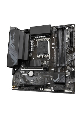 Материнська плата LGA1700, Gigabyte B760M GAMING X AX, B760, 4xDDR5, Int.Video(CPU), 4xSATA3, 2xM.2, 1xPCI-E 4.0 x16, 1xPCI-E 3.0 x16, Realtek 7.1, RTL8125BG, WiFi 6E, Bluetooth 5.3, 6xUSB3.2/9xUSB2.0, HDMI/DP, MicroATX