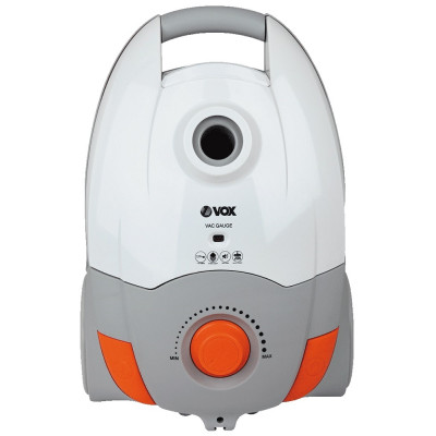 Пилосос VOX Electronics SL124W, White, 2400W, мішок, сухе прибирання, пилозбірник 3.5л, регулювання потужності на корпусі, 2-позиційна насадка, насадки для меблів та кутків, 5-ступенева система фільтрації