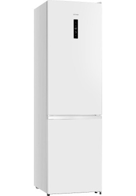 Холодильник Gorenje NRK620FAW4, White, двокамерний, No Frost, загальний об'єм 336L, корисний об'єм 238L/86L, дисплей, електронне керування, швидка заморозка, А+, 200x60x59.2см