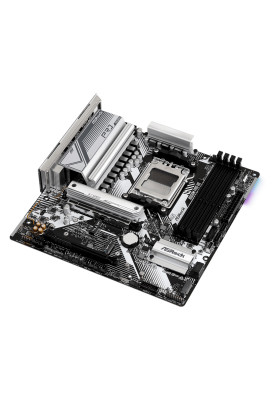 Материнська плата AM5 ASRock B650M Pro RS, B650, 4xDDR5, Int.Video (CPU), 4xSATA3, 2xM.2, 1xPCI-E 4.0 x16, 1xPCI-E 3.0 x16, ALC897, 1xM.2 (Key E), RTL8125BG, 9xUSB3.2/8xUSB2.0, HDMI/DP, CrossFire, MicroATX