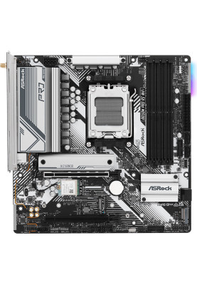 Материнська плата AM5 ASRock B650M Pro RS WiFi, B650, 4xDDR5, Int.Video (CPU), 4xSATA3, 2xM.2, 1xPCI-E 4.0 x16, 1xPCI-E 3.0 x16, ALC897, 1xM.2 (Key E), RTL8125BG, WiFi 6E, Bluetooth 5.2, 9xUSB3.2/8xUSB2.0, HDMI/DP, CrossFire, MicroATX