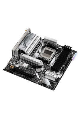 Материнська плата AM5 ASRock B650M Pro RS WiFi, B650, 4xDDR5, Int.Video (CPU), 4xSATA3, 2xM.2, 1xPCI-E 4.0 x16, 1xPCI-E 3.0 x16, ALC897, 1xM.2 (Key E), RTL8125BG, WiFi 6E, Bluetooth 5.2, 9xUSB3.2/8xUSB2.0, HDMI/DP, CrossFire, MicroATX