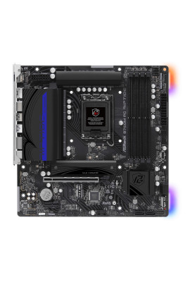 Материнська плата LGA1700, ASRock B760M PG Riptide, B760, 4xDDR5, Int.Video(CPU), 4xSATA3, 2xM.2, 1xPCI-E 4.0 x16, 1xPCI-E 4.0 x1, 1xM.2 (Key E), ALC897, RTL8125BG, 7xUSB3.2/6xUSB2.0, HDMI/DP, CrossFire, MicroATX