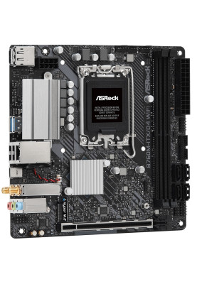 Материнська плата LGA1700, ASRock B760M-ITX/D4 WiFi, B760, 2xDDR4, Int.Video(CPU), 4xSATA3, 1xM.2, 1xPCI-E 4.0 x16, ALC897, RTL8111H, WiFi 6E, Bluetooth 5.3, 5xUSB3.2/6xUSB2.0, HDMI/DP, Mini-ITX