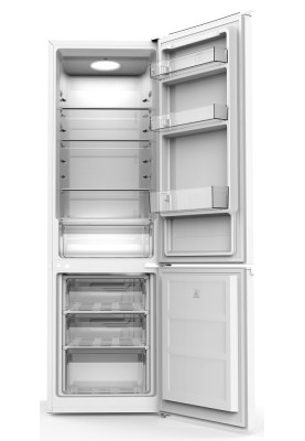 Холодильник Edler ED-358DBW, White, двокамерний, з нижньою мор. камерою, загальний об'єм 273L, корисний об'єм 202L/71L, електронний контроль температури, A+, режим "відпустка", 178x55x58.6см