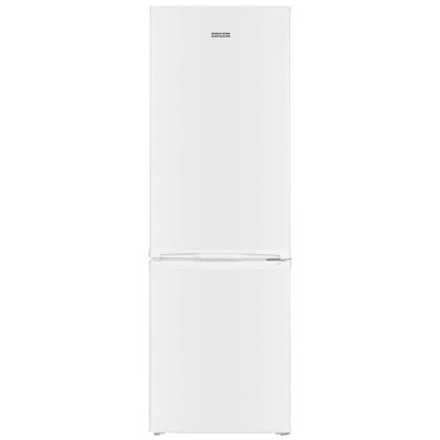 Холодильник Edler ED-395DNW, White, двокамерний, з нижньою мор. камерою, загальний об'єм 310L, корисний об'єм 223L/87L, електронний контроль температури, A+, режим "відпустка", 186x60x69.5см