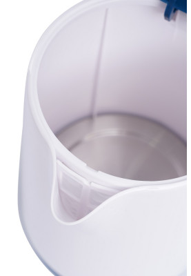 Електрочайник Edler EK4520 Blue, 2200W, 2.5л, дисковий, пластиковий корпус, індикатор рівня води, захист від перегріву, захист від кипіння без води, знімний фільтр від накипу