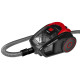Пилосос Edler ED-1507RB, Red/Black, 900W, контейнер, об'єм пилозбірника 1.2л, циклонна система, турбощітка, універсальна щітка підлога/килим, щілинна, HEPA-фільтр