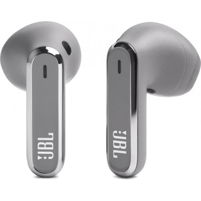 Навушники JBL Live Flex, Silver, Bluetooth, мікрофон, чохол з функцією зарядки, технологія "JBL Deep Bass Sound" (JBLLIVEFLEXSVR)