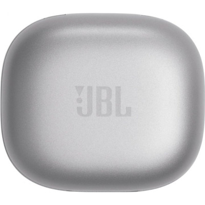 Навушники JBL Live Flex, Silver, Bluetooth, мікрофон, чохол з функцією зарядки, технологія "JBL Deep Bass Sound" (JBLLIVEFLEXSVR)
