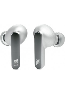 Навушники JBL Live Pro 2, Silver, Bluetooth, мікрофон, чохол з функцією зарядки, технологія "JBL Deep Bass Sound" (JBLLIVEPRO2TWSSIL)