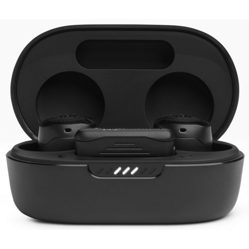 Навушники JBL Quantum TWS Air, Black, Bluetooth, мікрофон, чохол з функцією зарядки, технологія "Pure Bass" (JBLQTWSAIRBLK)