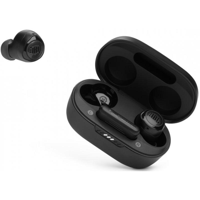 Навушники JBL Quantum TWS Air, Black, Bluetooth, мікрофон, чохол з функцією зарядки, технологія "Pure Bass" (JBLQTWSAIRBLK)