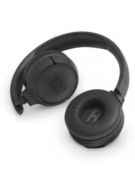 Навушники бездротові JBL Tune 560BT, Black, Bluetooth, мікрофон, акумулятор 450 mAh, технологія "Pure Bass", підтримка Siri та Google Now (JBLT560BTBLK)