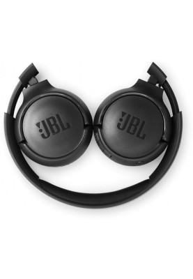 Навушники бездротові JBL Tune 560BT, Black, Bluetooth, мікрофон, акумулятор 450 mAh, технологія "Pure Bass", підтримка Siri та Google Now (JBLT560BTBLK)