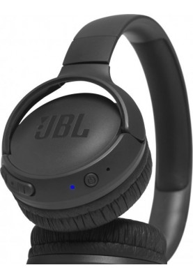 Навушники бездротові JBL Tune 560BT, Black, Bluetooth, мікрофон, акумулятор 450 mAh, технологія "Pure Bass", підтримка Siri та Google Now (JBLT560BTBLK)